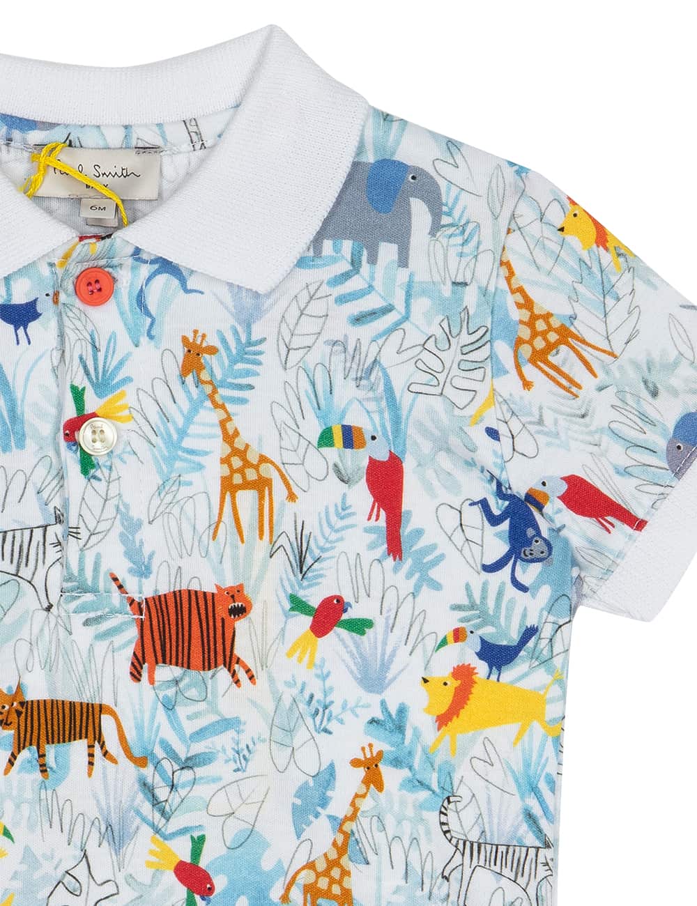 Paul Smith Junior Kids Animal Polo Shirt 5L11521-01