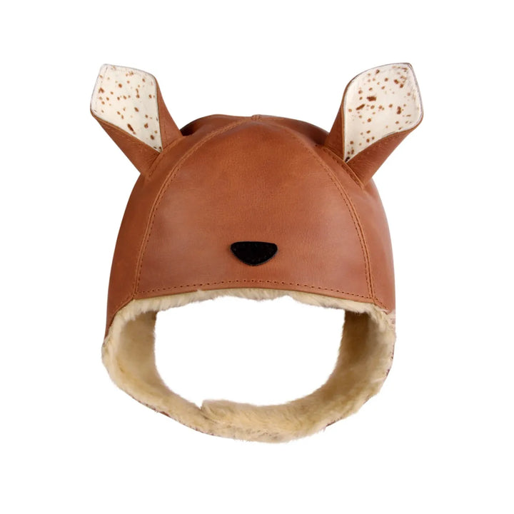 Donsje Kids KAPI EXCLUSIVE Winter Leather Hat - Bambi
