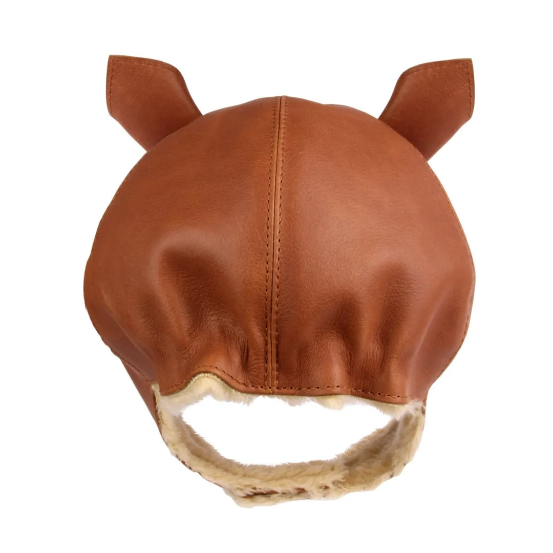 Donsje Kids KAPI EXCLUSIVE Winter Leather Hat - Bambi