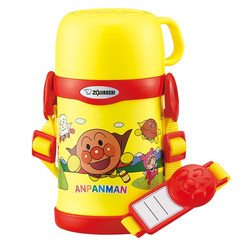 Zojirushi Kids Thermos Stainless Water Bottle "ANPANMAN" with Cup 450ml