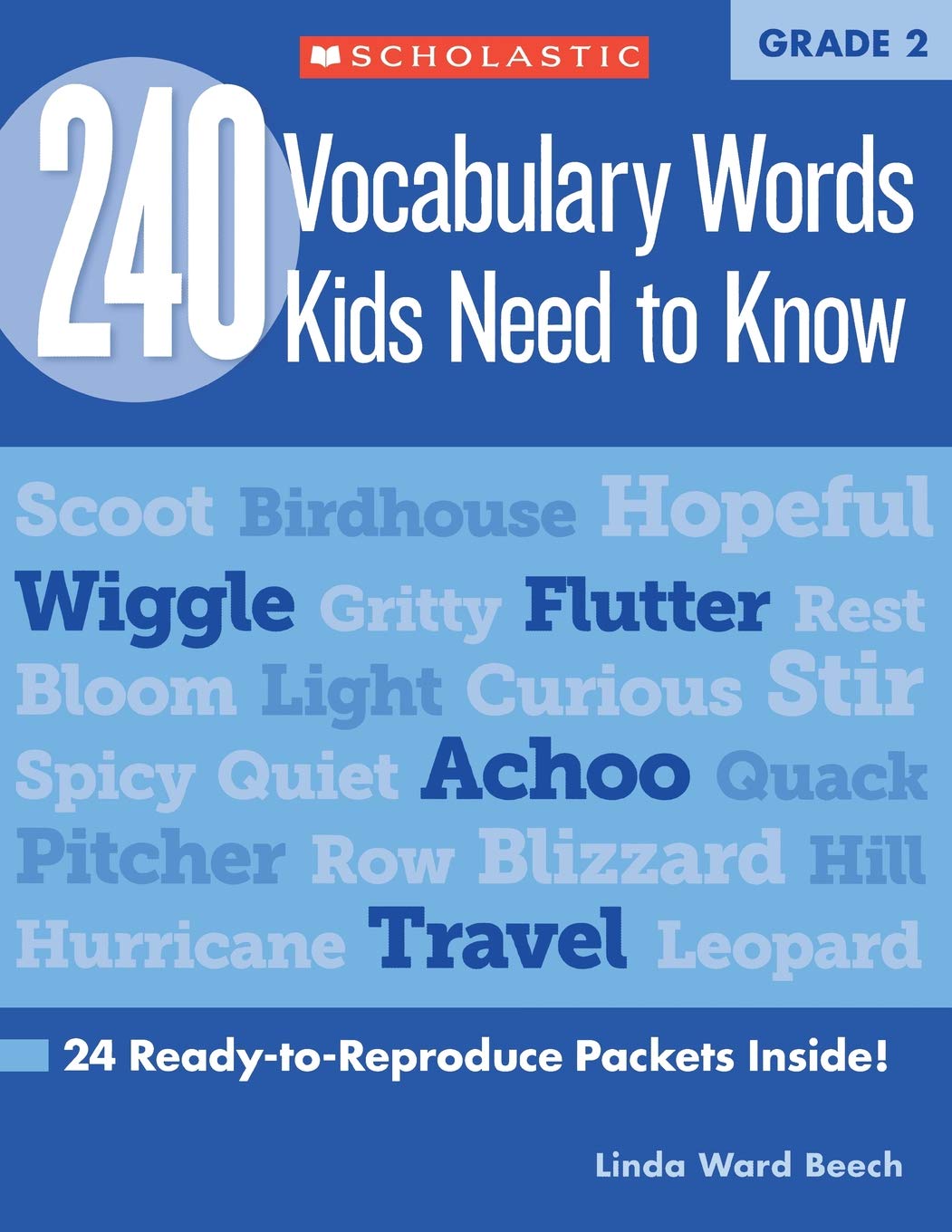 Scholastic Book - 240 Vocabulary Words Kids Need to Know Grade 2