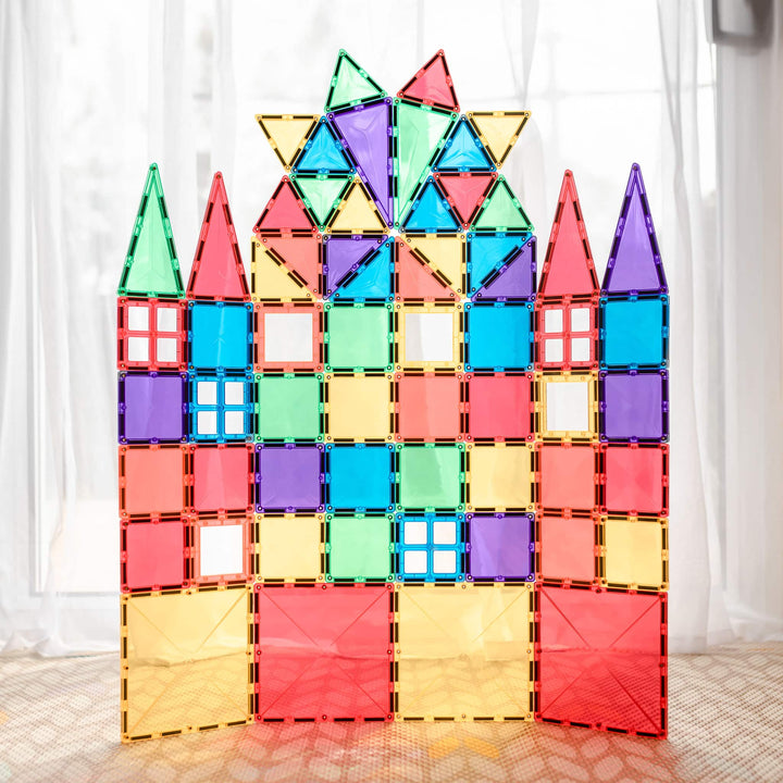 >CONNETIX Rainbow Tiles - 62 Piece Set Starter Pack