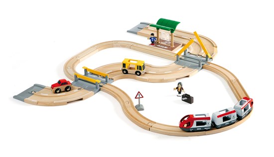 >BRIO 33209 Rail & Road Travel Set