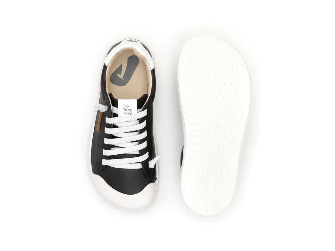 Tip Toey Joey VOLT Sneakers in Black / White