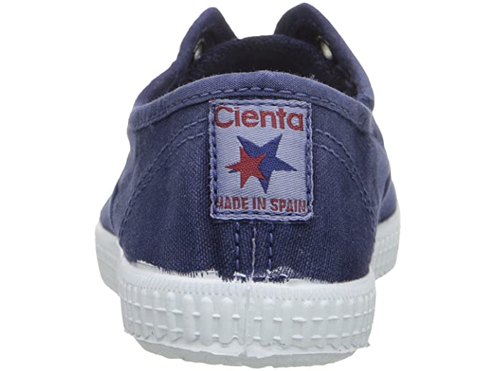 Cienta Kids Washed Navy Slip On Sneaker