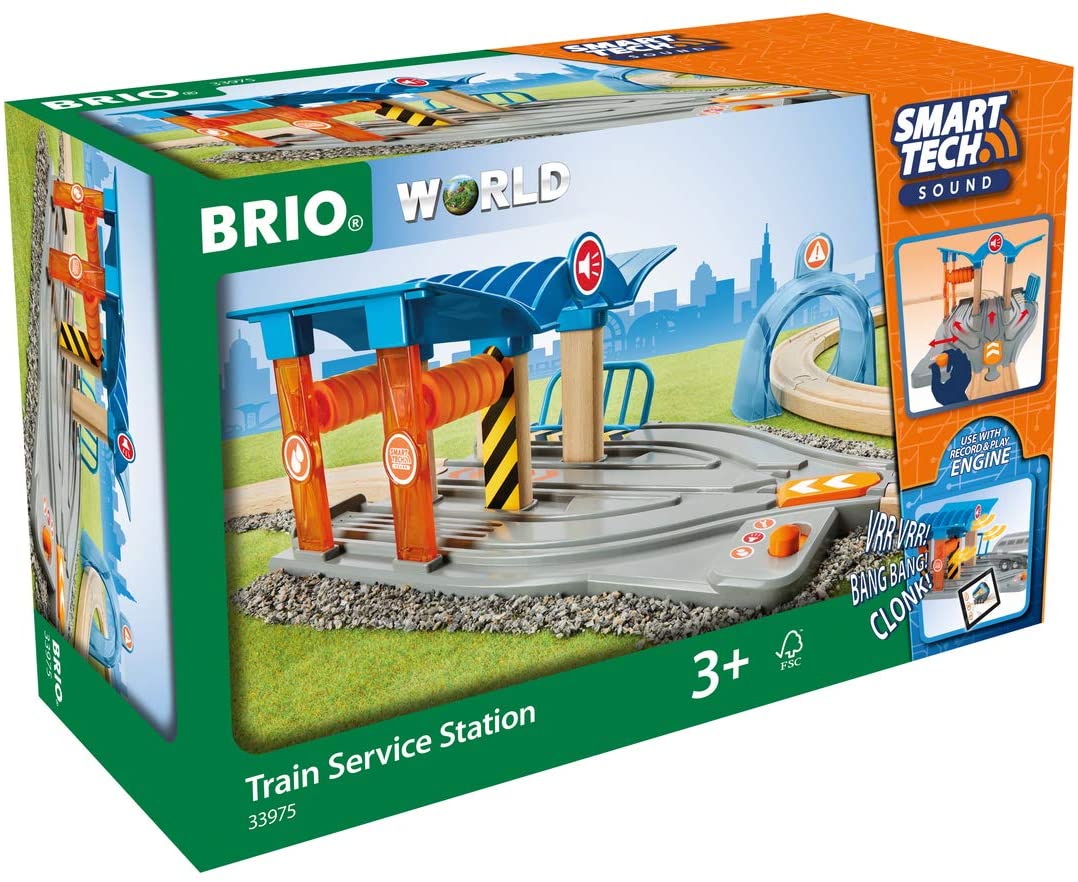>BRIO 33975 Smart Tech Sound Train Service Station