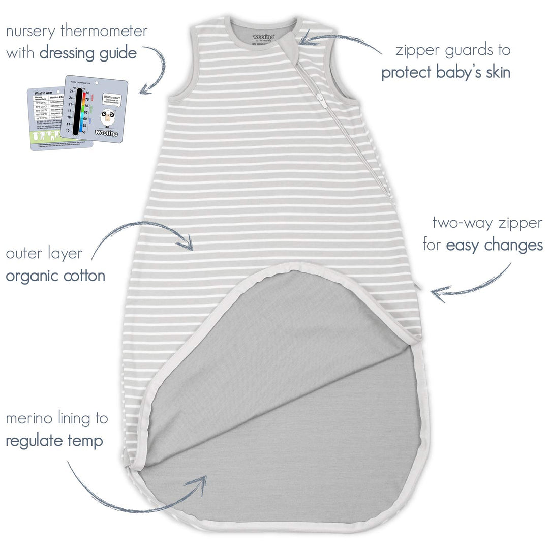Wool Sampling Instruments Woolino Merino Wool 4 Season Sleep Bag ULTIMATE - Panda – Mom Loves Me ...