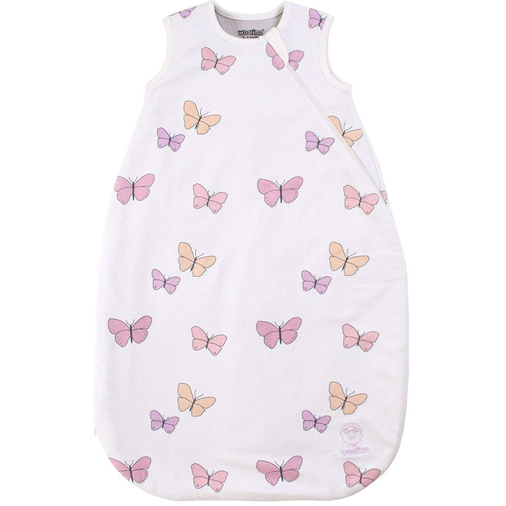 >Woolino 4 Season CLASSIC Merino Wool &amp; Organic Cotton Baby Sleep Bag - Butterfly