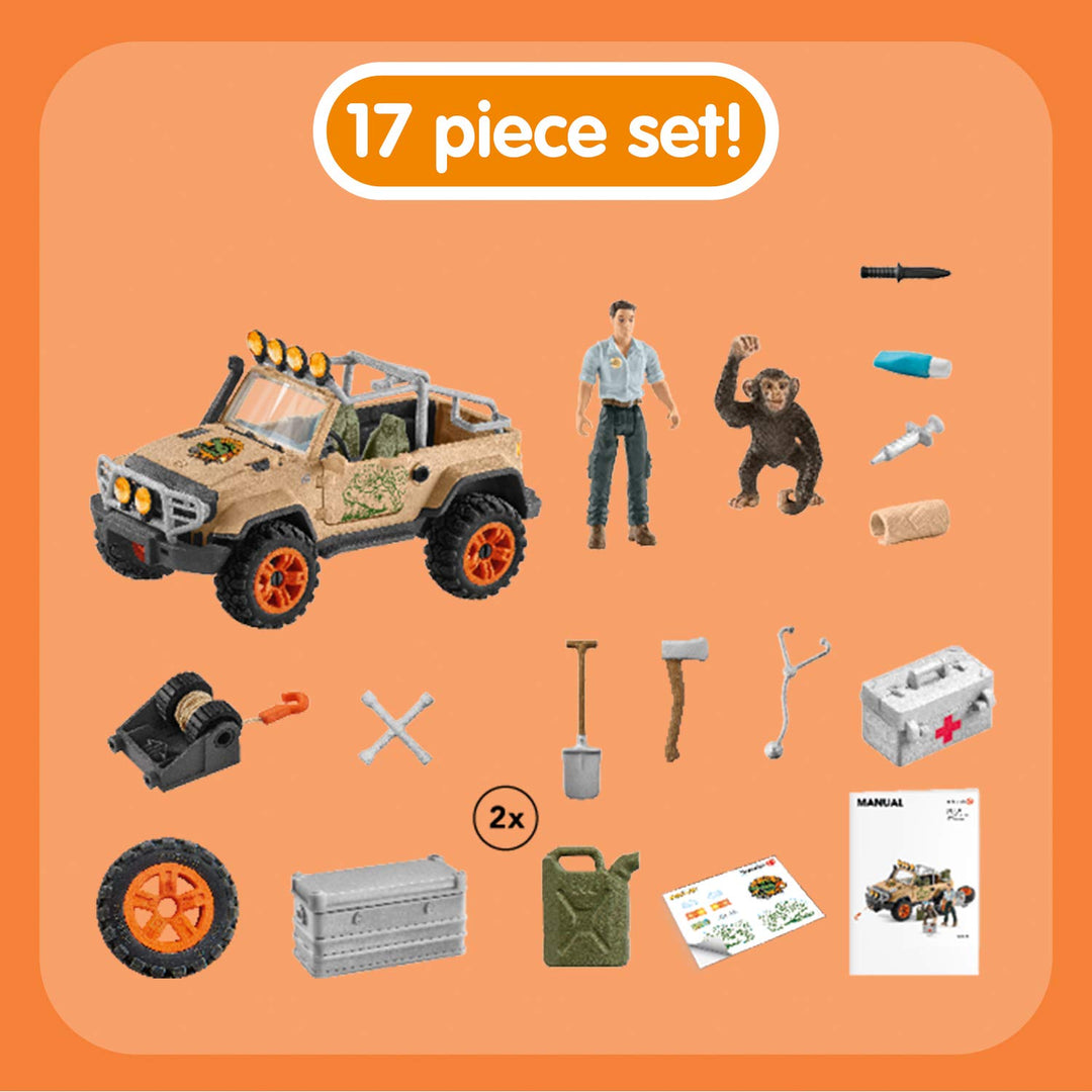 >Schleich WILD LIFE - 4 x 4 Vehicle with Winch