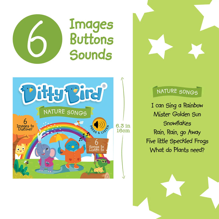 Ditty Bird Baby Sound Book: NATURE SONGS