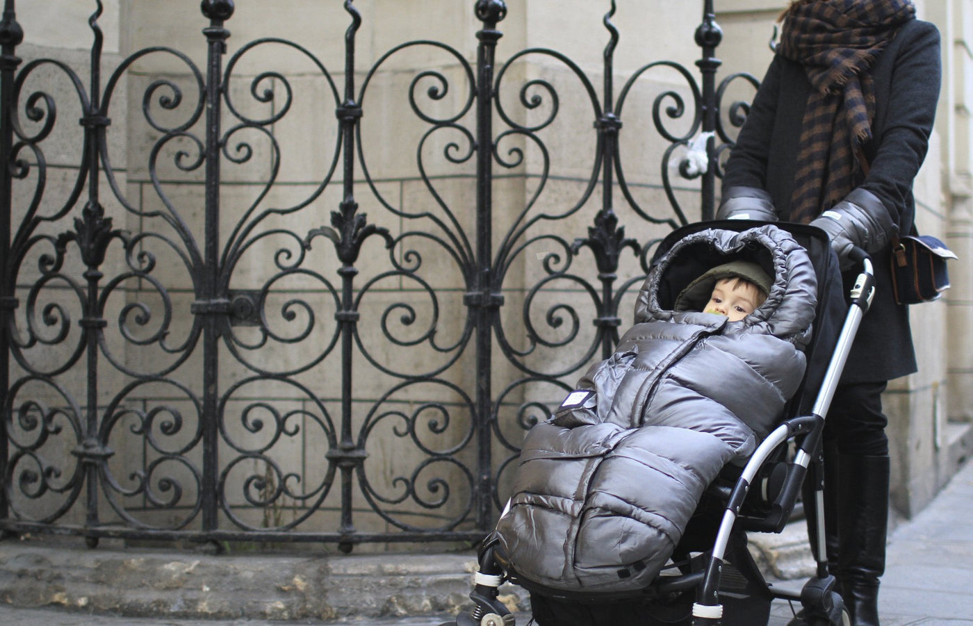 7 A.M. Enfant Blanket 212 Evolution Classic in Metallic Charcoal (6M-4T)