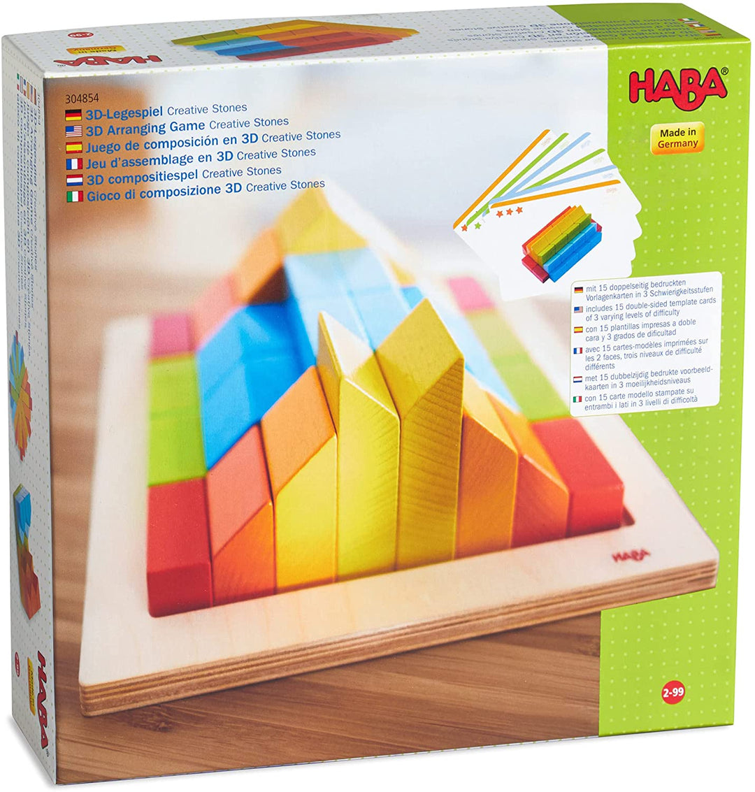 HABA 304854 - 3D Arranging Game Creative Stones