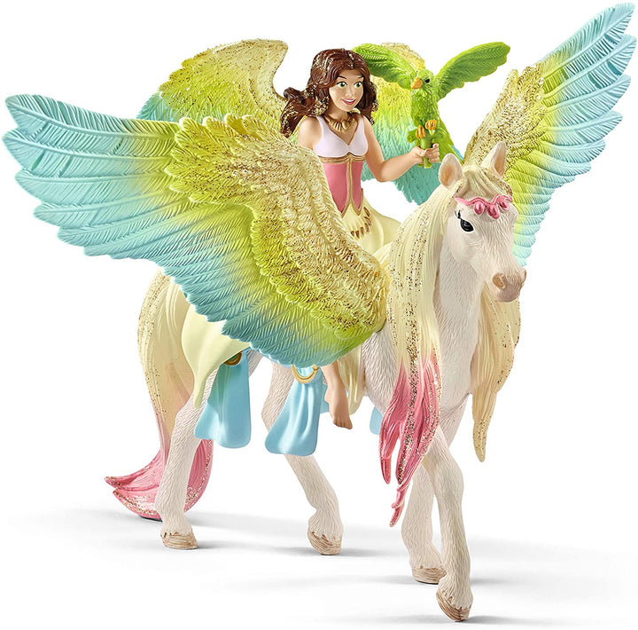 >Schleich BAYALA - Fairy surah with glitter pegasus