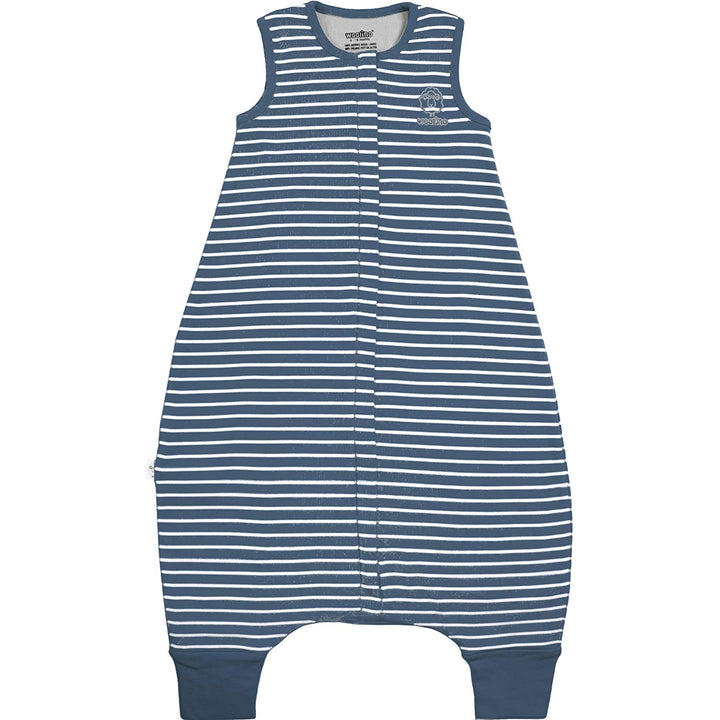 >Woolino Merino Wool 4 Season Baby Sleep Bag with FEET opening - Navy Blue