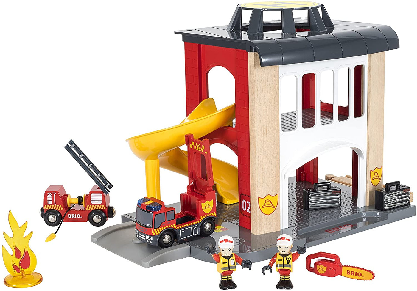 >BRIO 33833 Rescue Fire Station (with extra content)