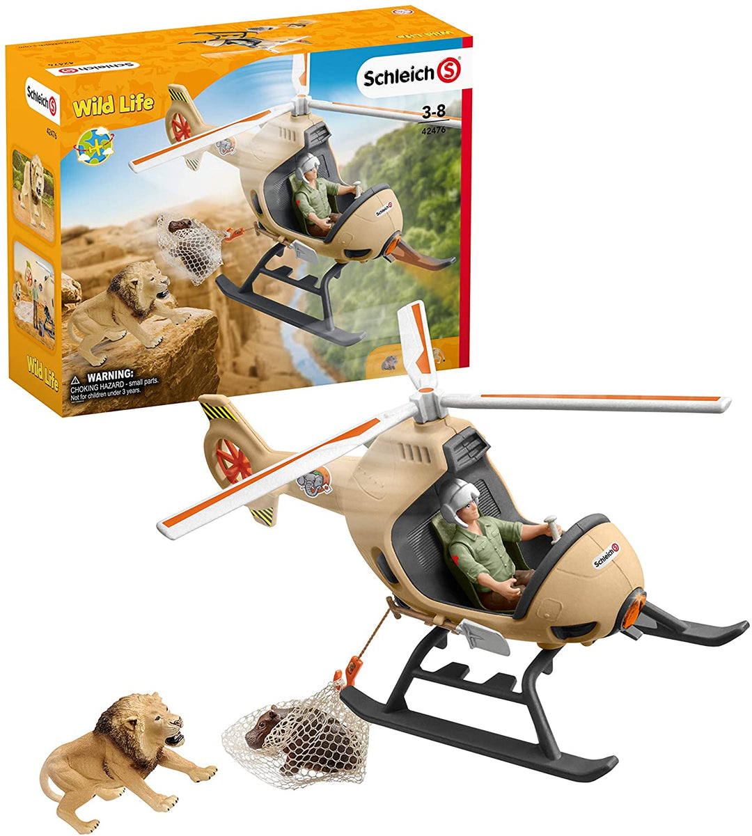 >Schleich WILD LIFE - Animal Rescue Helicopter