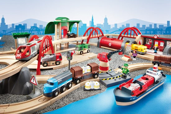 BRIO 33052 Deluxe Railway Set – Mom Loves Me Children Boutique