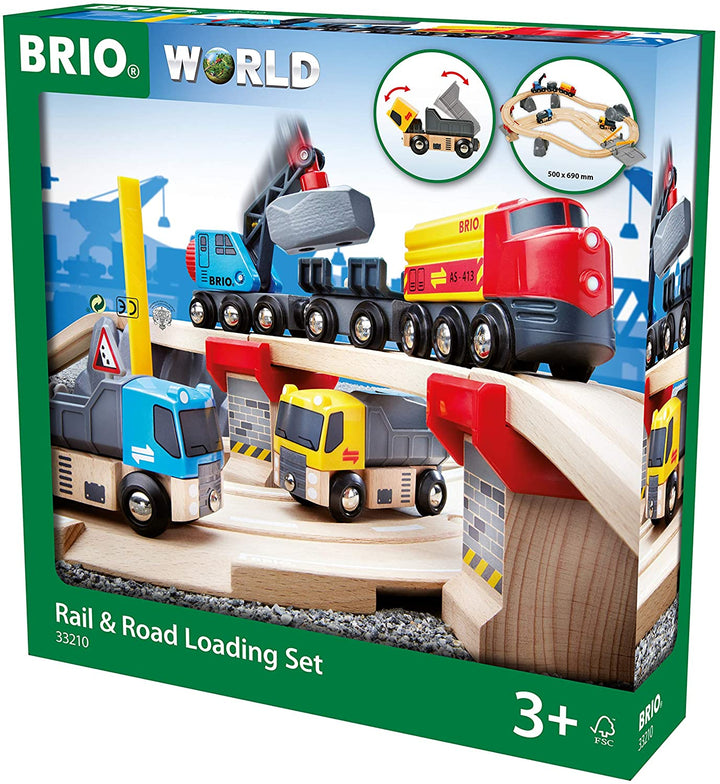 >BRIO Rail & Road Loading Set 33210