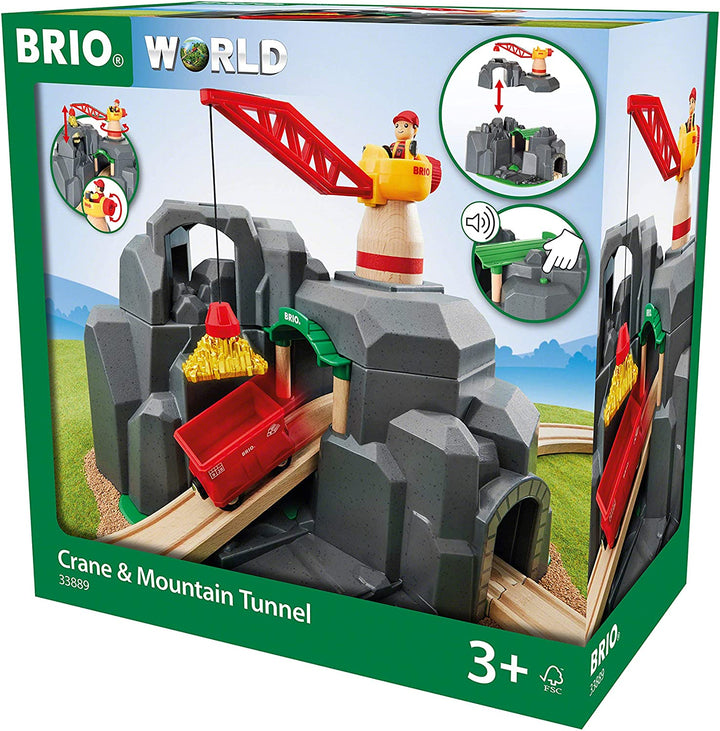 >BRIO Crane & Mountain Tunnel 33889