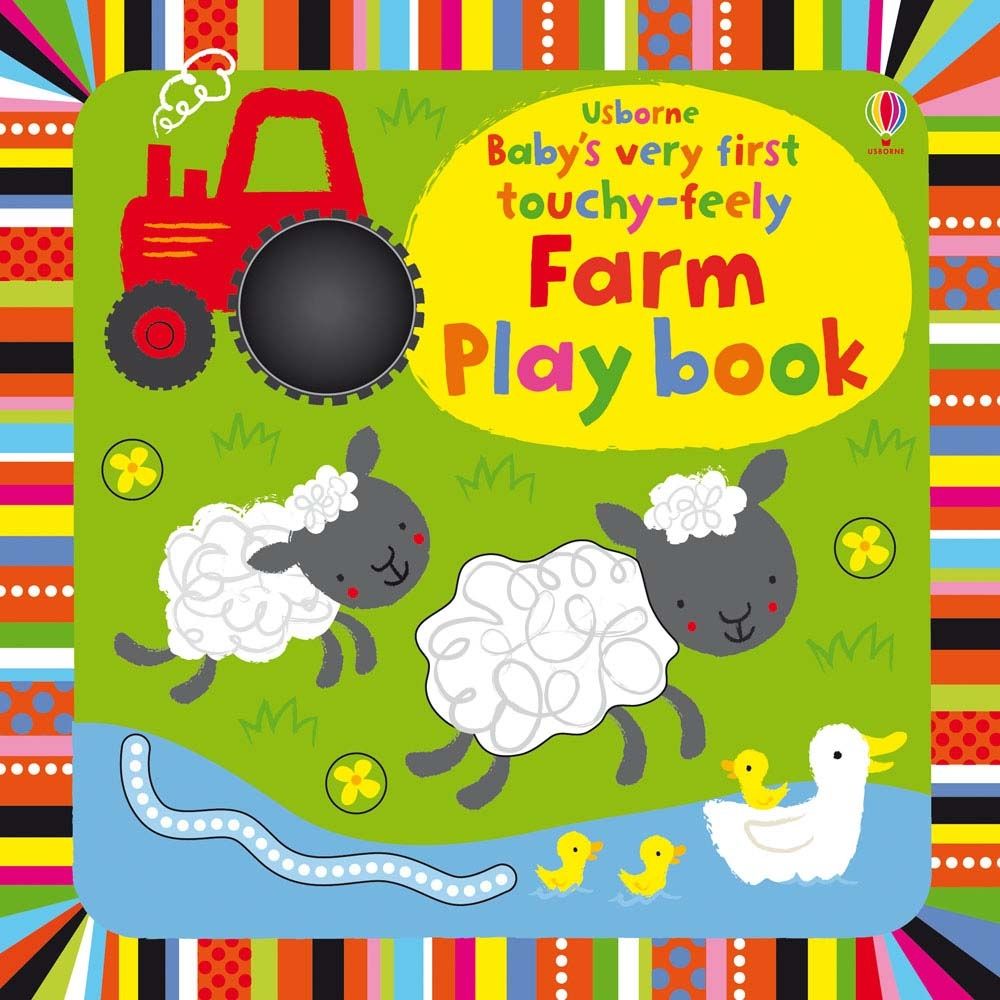 >Usborne Baby's Very First Touchy-Feely Farm Playbook 0+