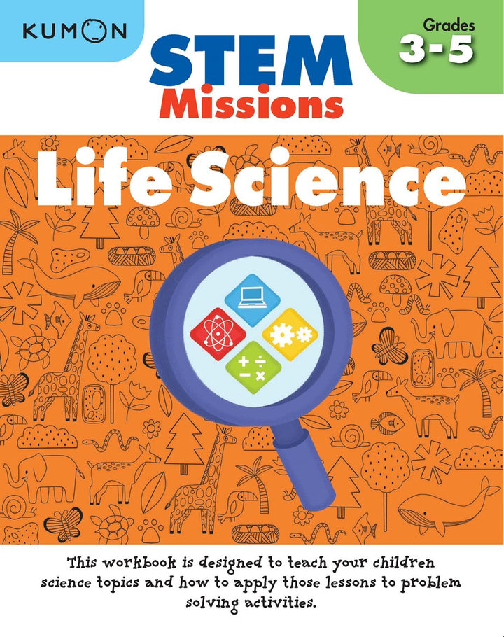 >KUMON Grade 3-5 Stem Missions: Life Science Age 6-10