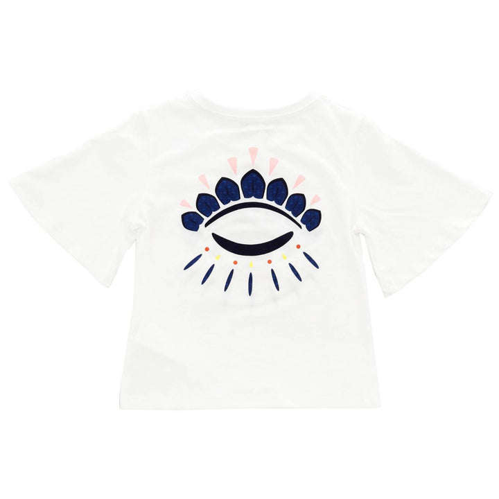 Kenzo Kids Fabiana Tee Shirt in Optic White