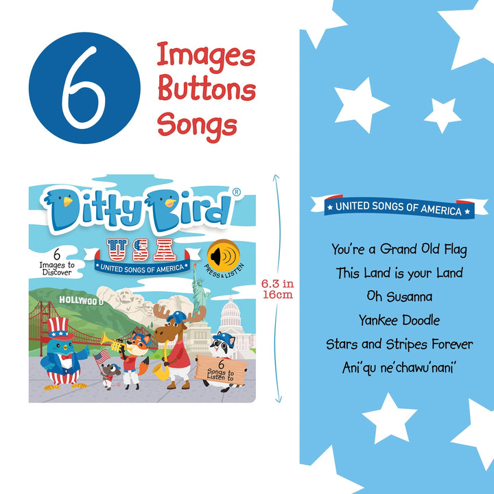 Ditty Bird Baby Sound Book: UNITED SONGS OF AMERICA