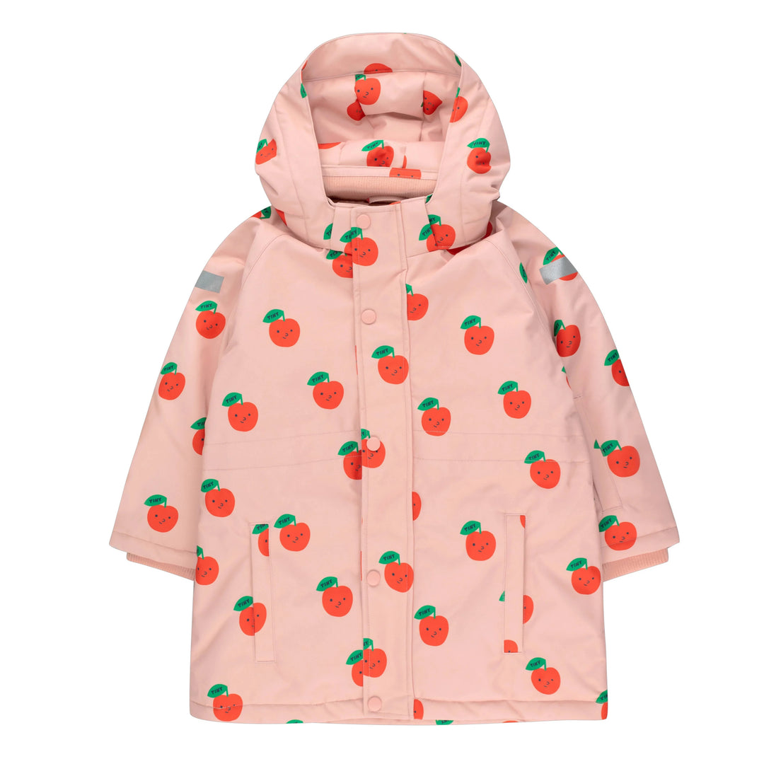 TINYCOTTONS Kids Tiny Apple Snow Winter Jacket - Powder Pink