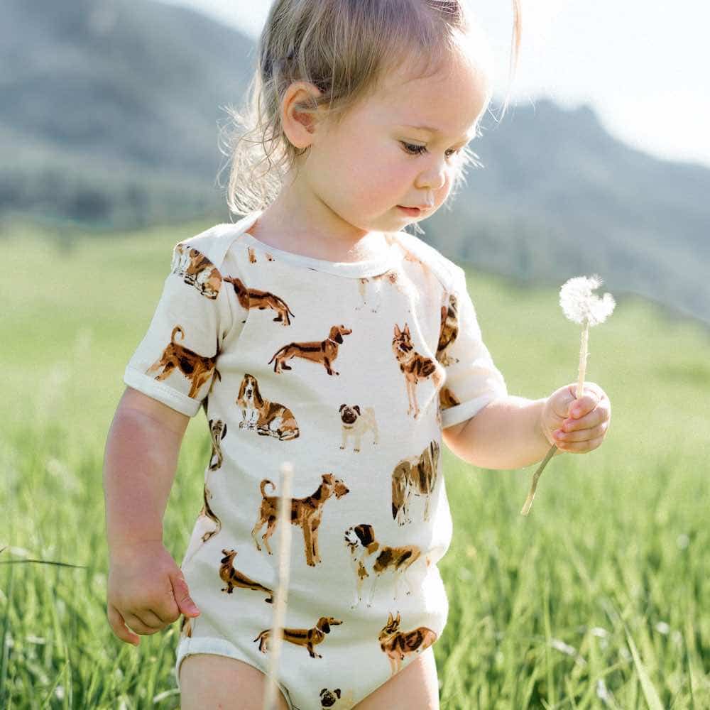 Milkbarn 31100 Baby Bunny Organic Cotton Long Sleeve One Piece