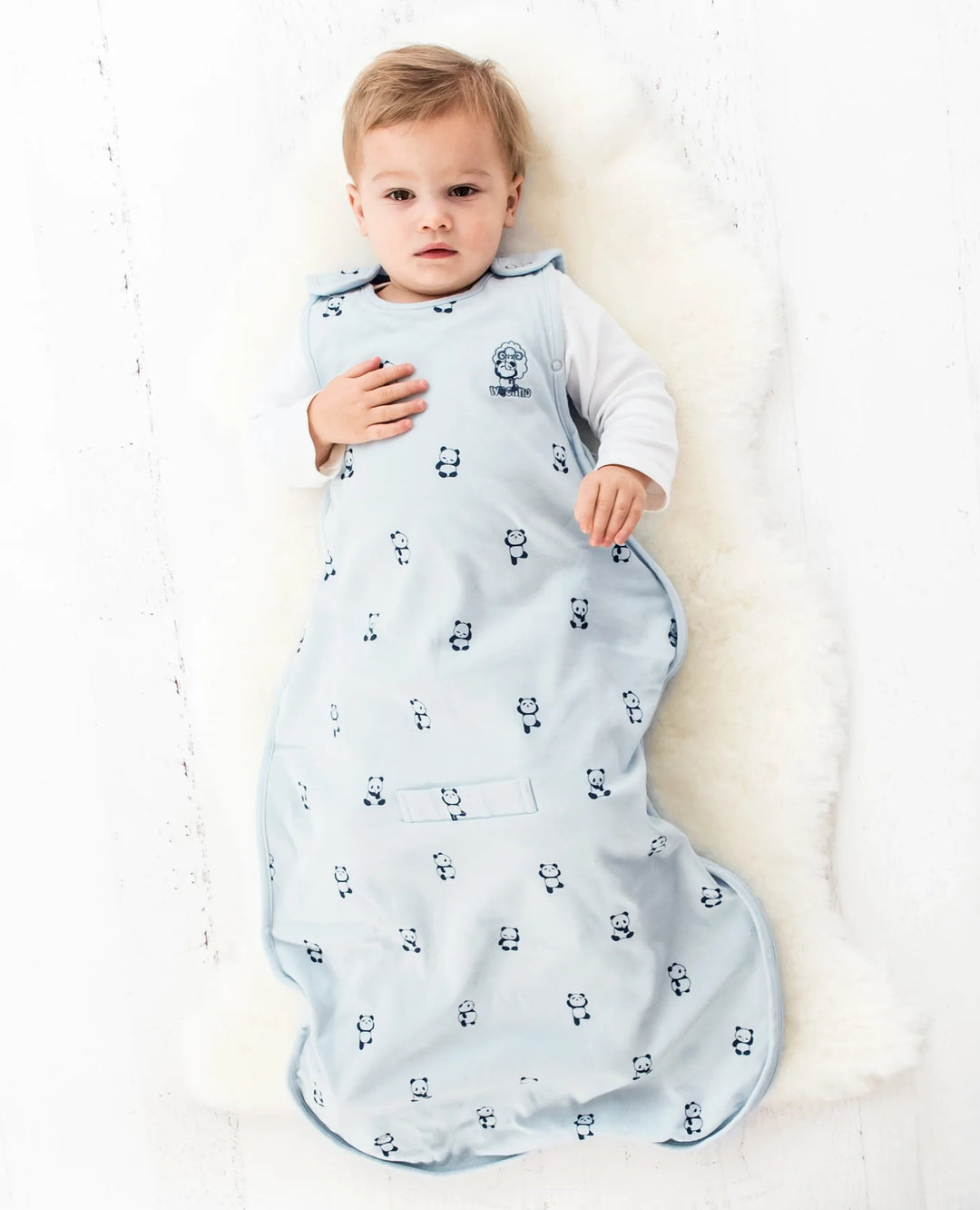 Wool Sampling Instruments Woolino Merino Wool 4 Season Sleep Bag ULTIMATE - Panda – Mom Loves Me ...