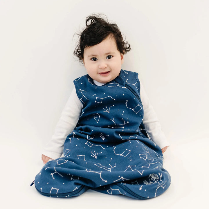 >Woolino 4 Season CLASSIC Merino Wool &amp; Organic Cotton Baby Sleep Bag - Night Sky