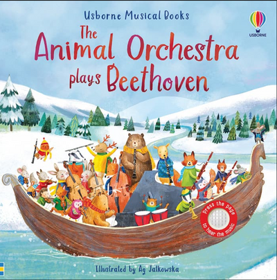 >USBORNE Musical Books: Animal Orchestra Plays Beethoven