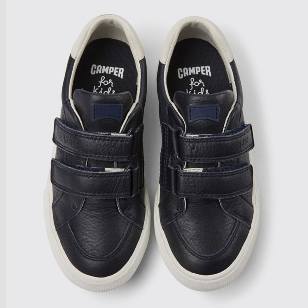 Camper Kids Boy PURSUIT Dark Blue / White Leather Sneakers