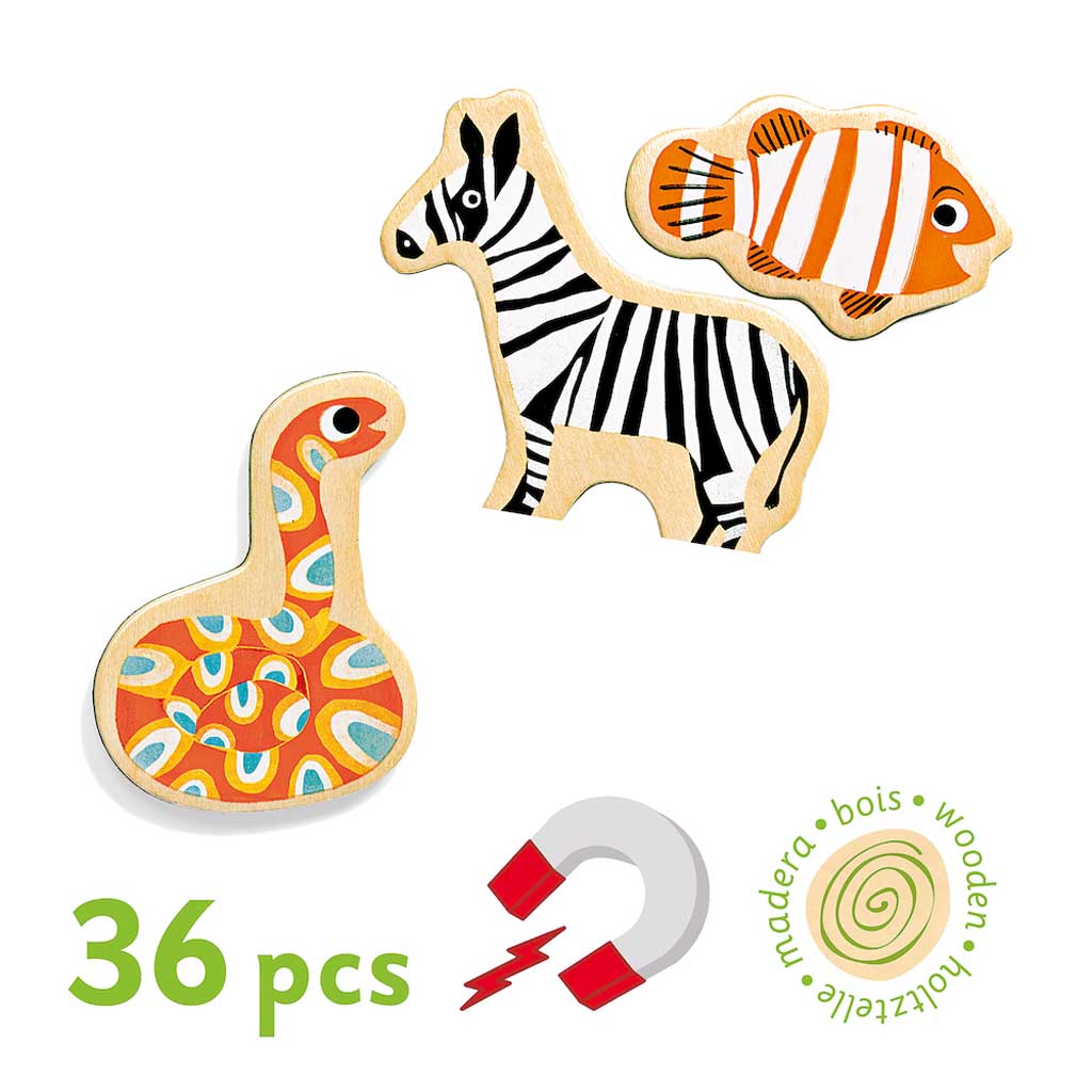 Djeco Magnimo Wooden Magnets
