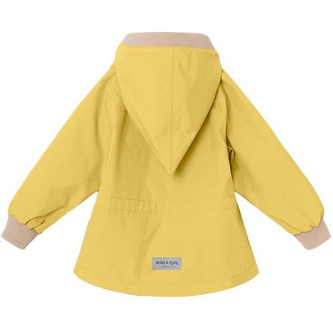MINI A TURE Kids Wai Fleece Lined Jacket w/ Pointed Hood - Dusky Citron