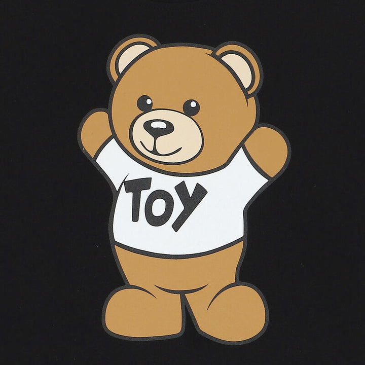 Moschino Kids Teddy Bear Logo T-Shirt - Black