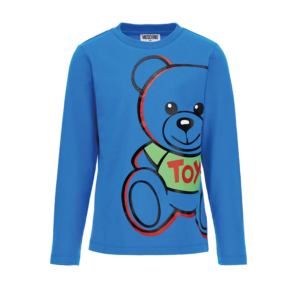 Buy Moschino Teddy-Bear Printed Premium Kid's T-shirt - Vogue Mine