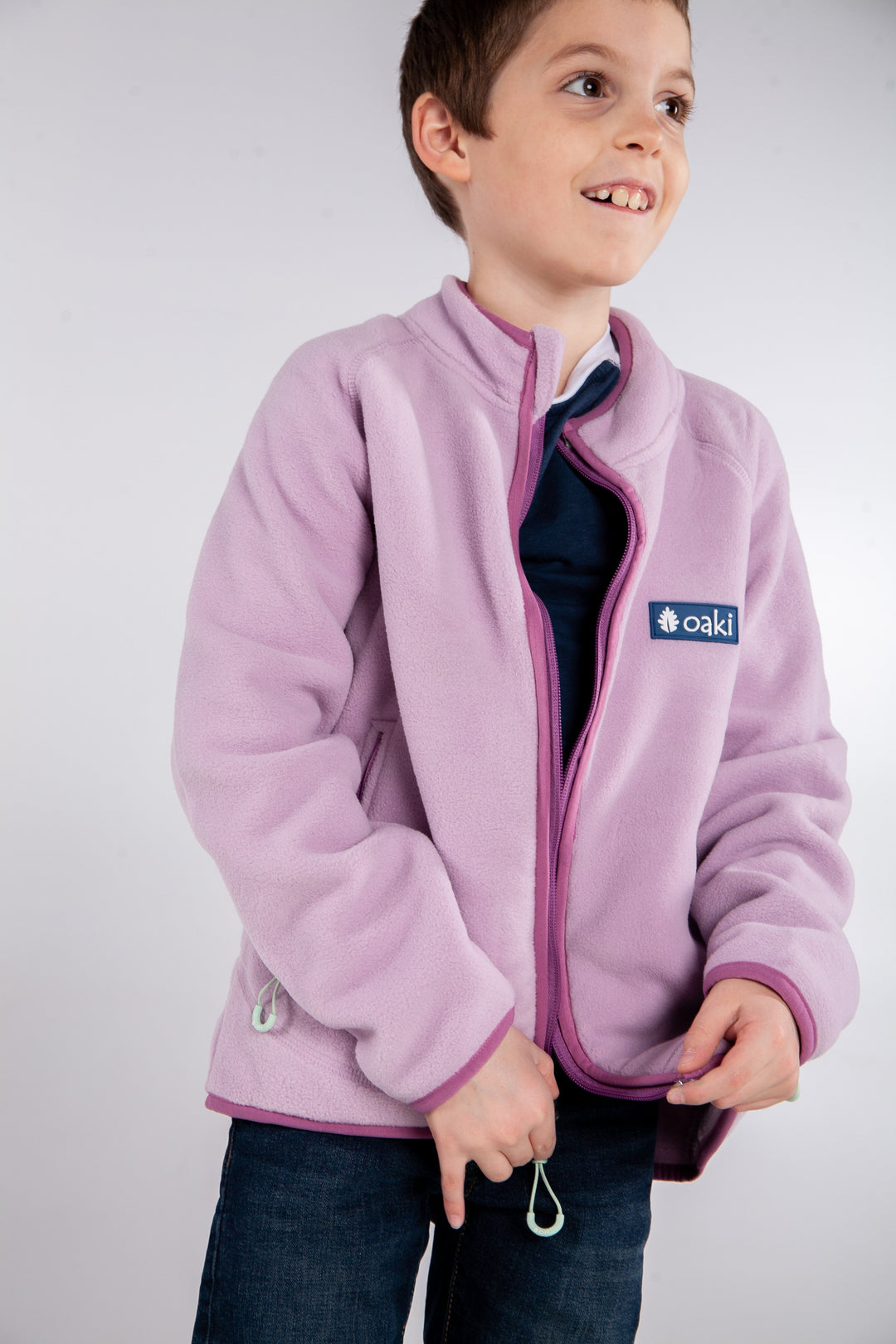 OAKI 200 Series Polartec Fleece Jacket in Lavender (Sizing Runs Small, Recommend Sizing Up)
