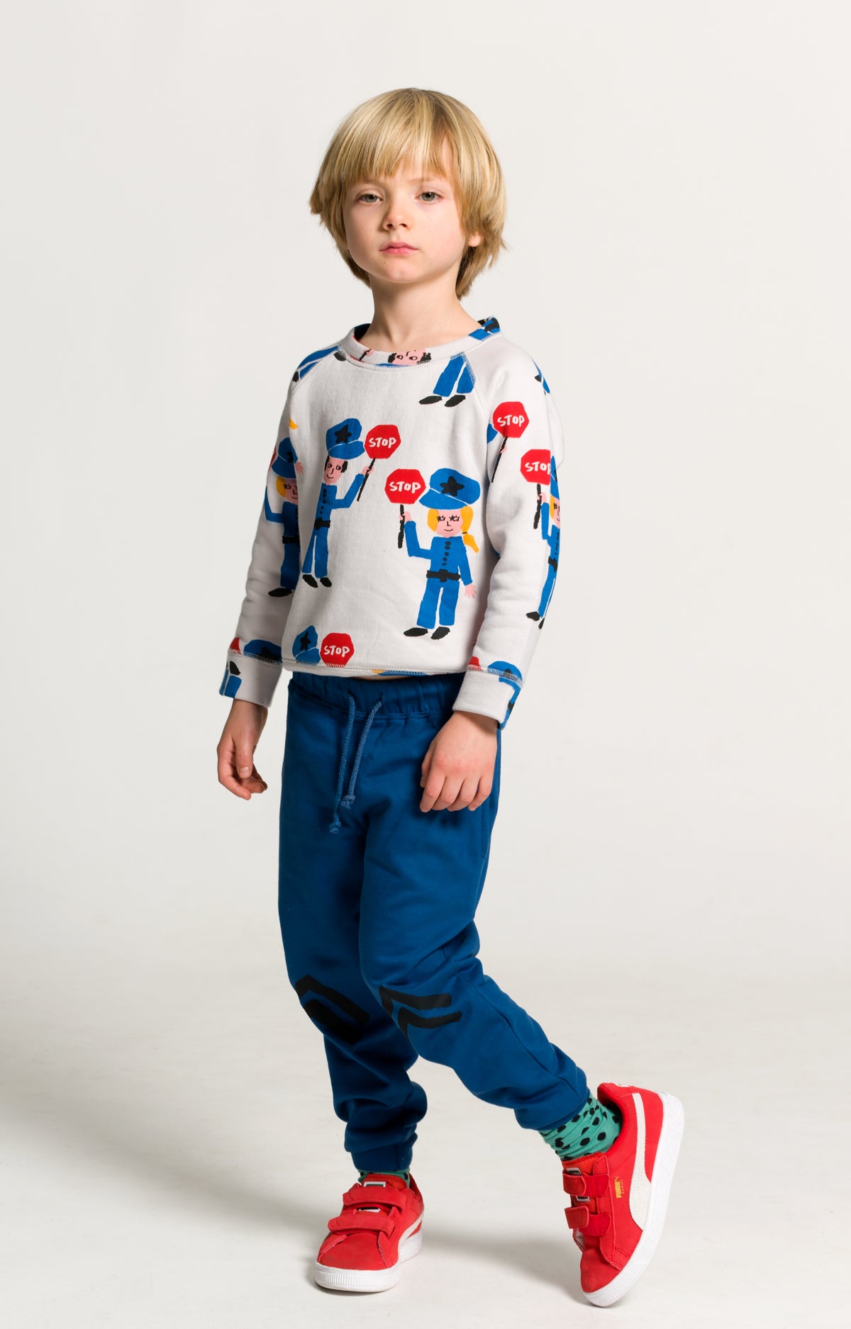 Nadadelazos Sweatshirt POLICE JER 10 200 POL Mom Loves Me Children nadadelazos-sweatshirt-police-jer-10-200-pol-mom-loves-me-children
