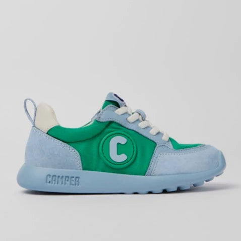 Camper Kids DRIFTIE Green Blue White Sneakers
