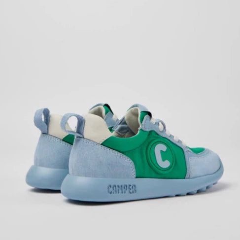 Camper Kids DRIFTIE Green Blue White Sneakers