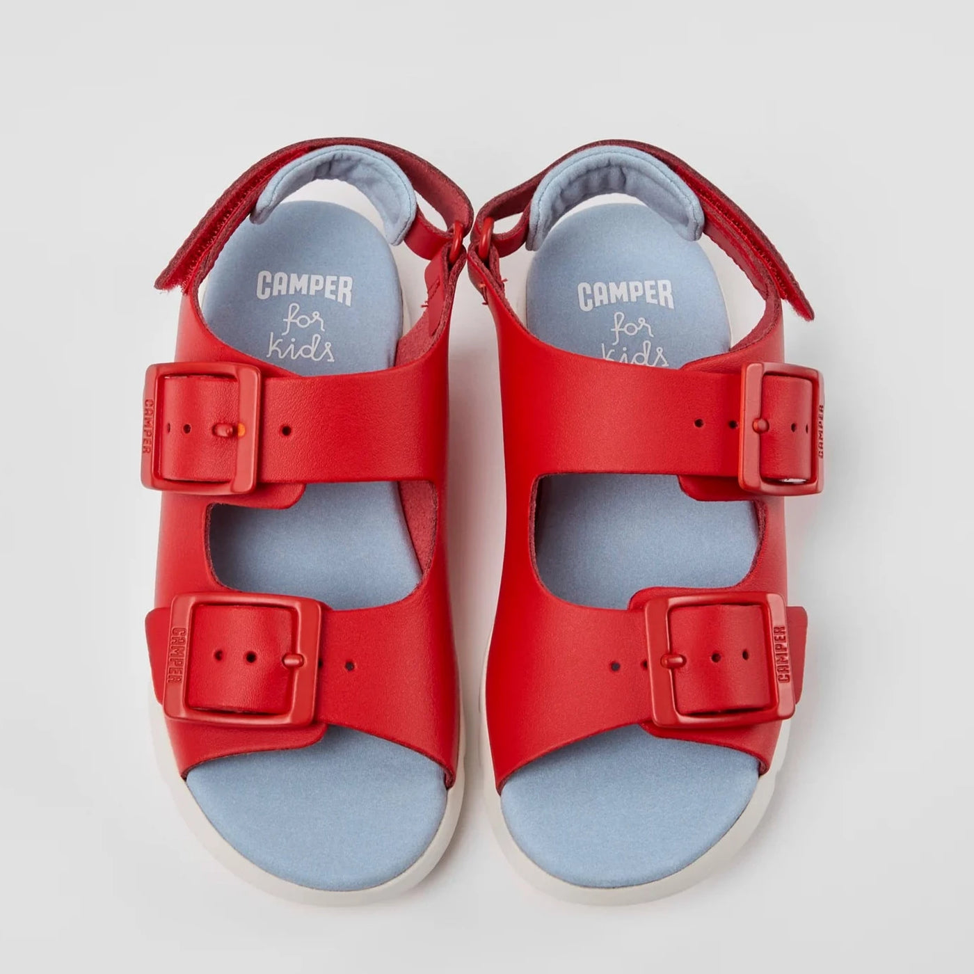 indtryk Stille Takke Camper Kids ORUGA Red Leather Sandals – Mom Loves Me Children Boutique