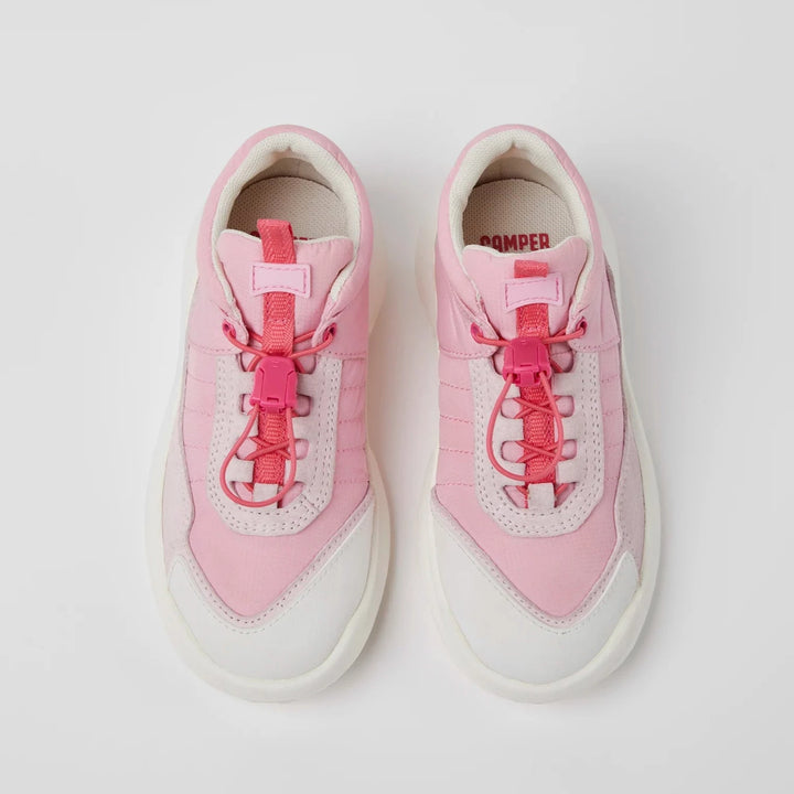 Camper Kids Girls CRCLR Servolux Starbrush Taca Pink+White Sneakers