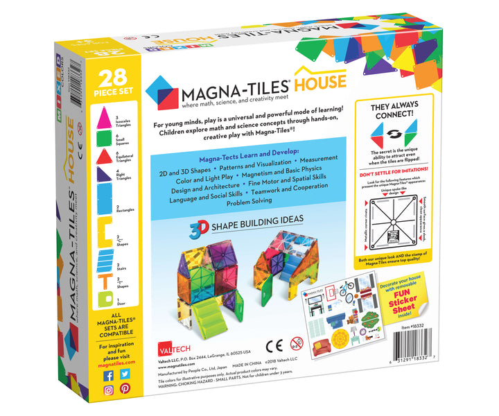 Magna-Tiles House 28 Piece Set 3Y+