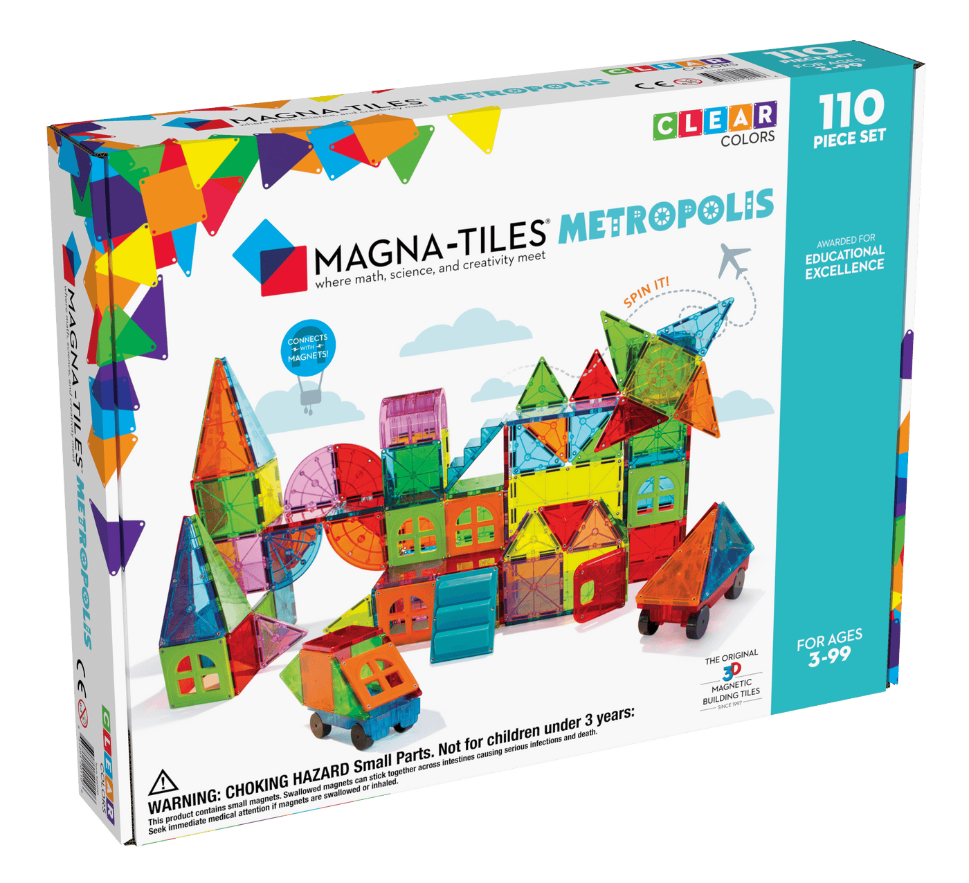 Magna-Tiles Metropolis 110 Piece Set 3Y+