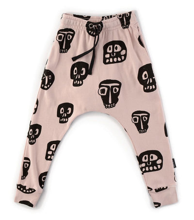 Nununu Kids ROWDY MASKS BAGGY Pants in Powder Pink