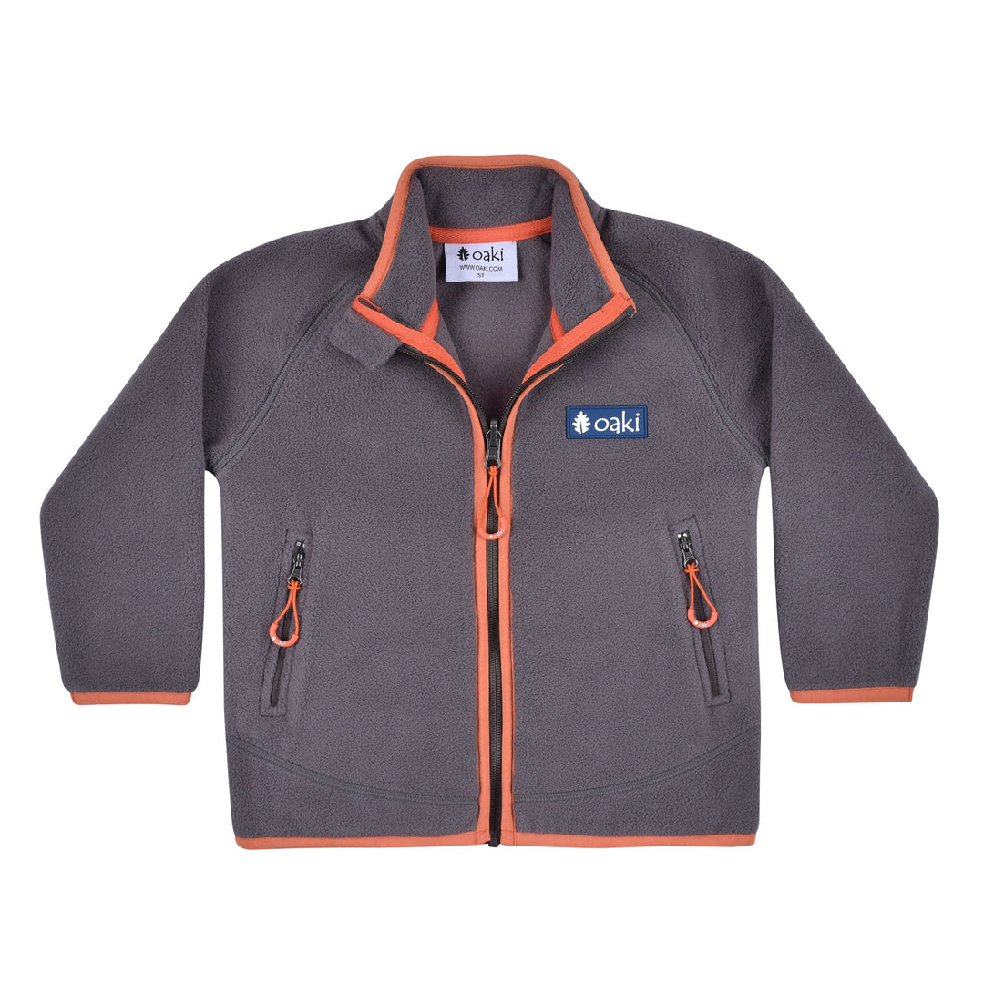 OAKI 300 Series Polartec Fleece Jacket in Ash (Sizing Runs Small, Recommend Sizing Up)