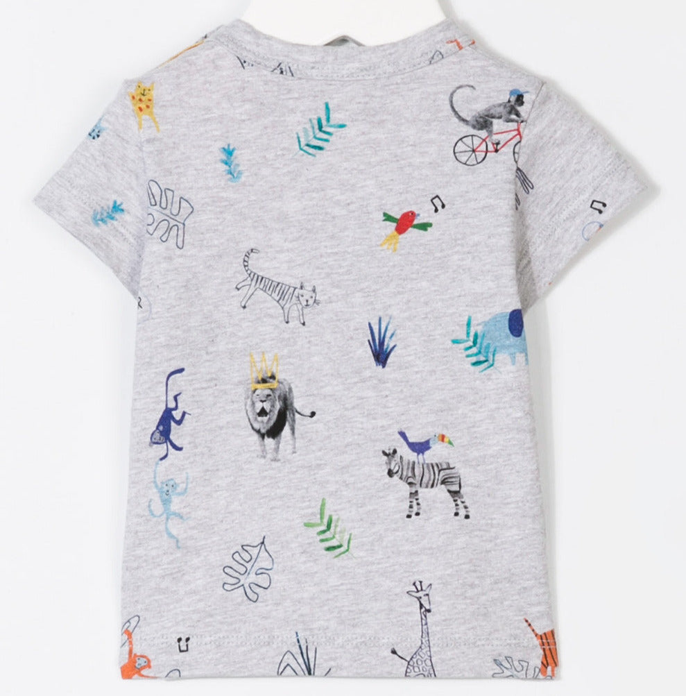 Paul Smith Junior Kids Animal Print T-Shirt 5L10501 20
