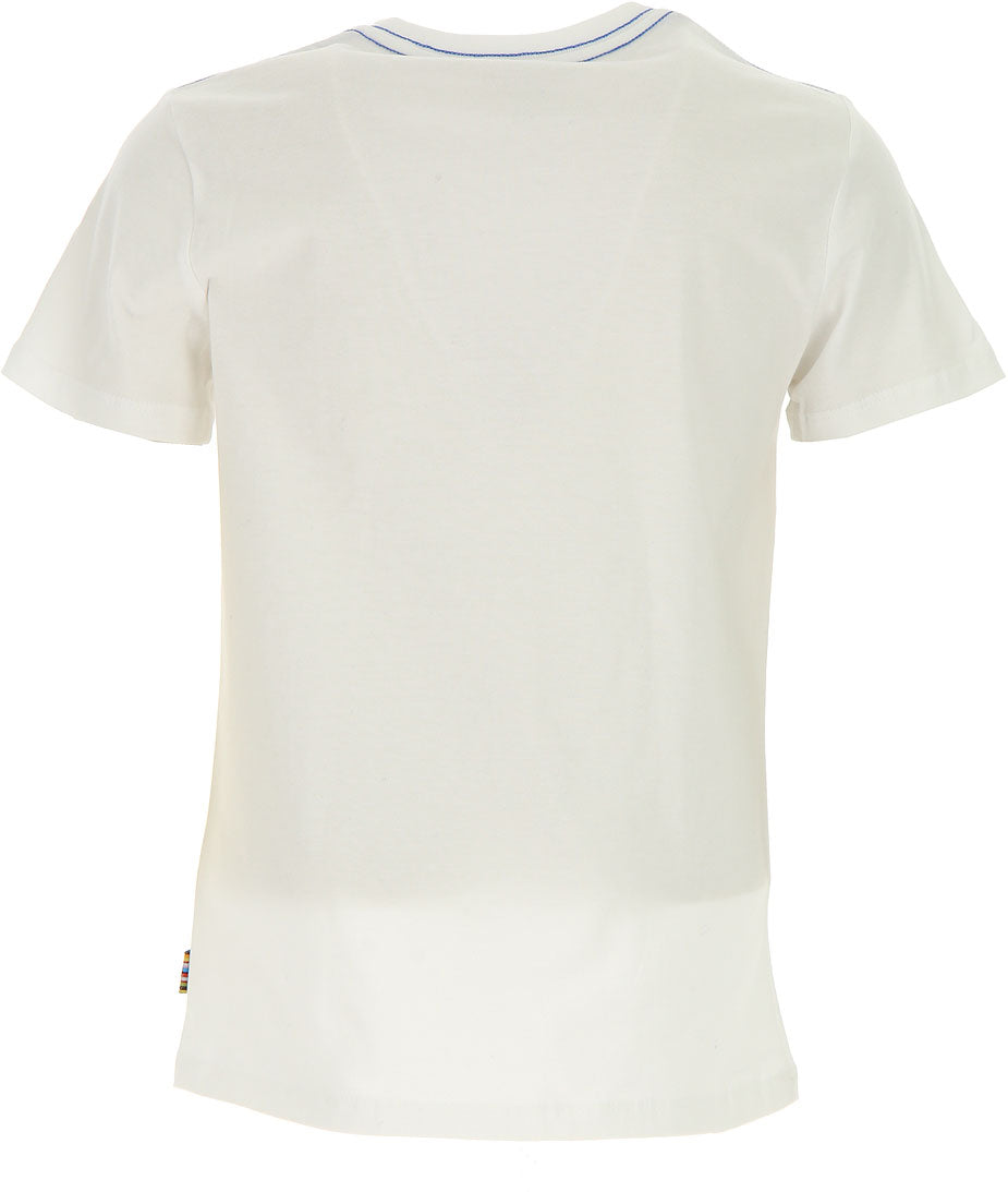 Paul Smith Junior Kids 'Rimini' Dinosaur T-Shirt in White