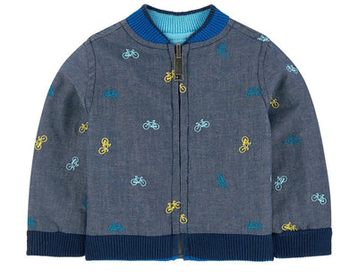 Paul Smith Junior Boy Reversible Sweater Jacket 5L18501 46